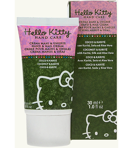 Hello Kitty Hand Care Krém Na Ruce Kokos a Karité